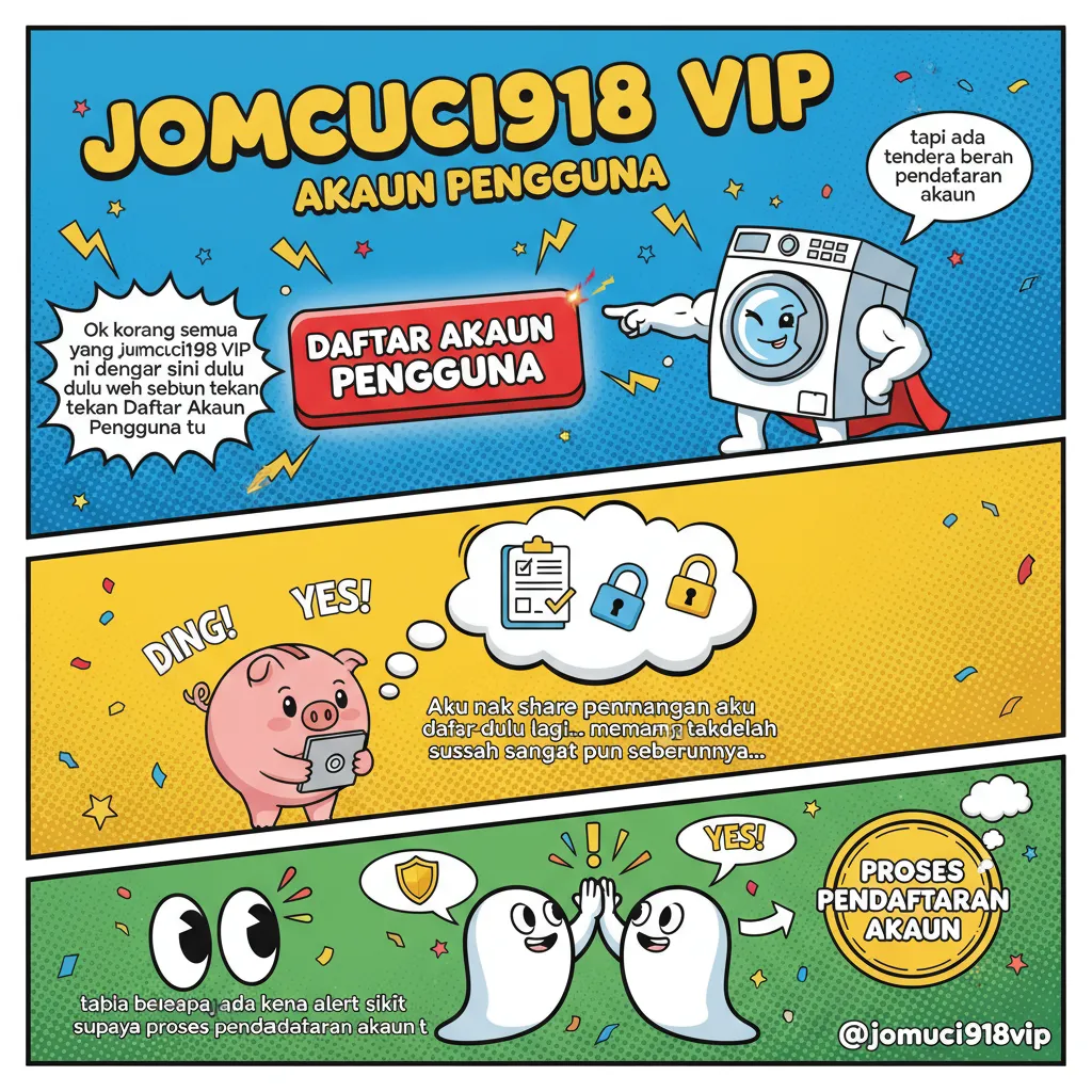 Daftar Akaun Pengguna Jomcuci918 VIP