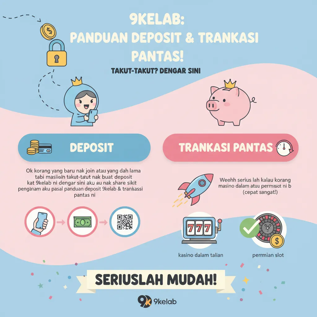 Panduan Deposit 9kelab & Transaksi Pantas
