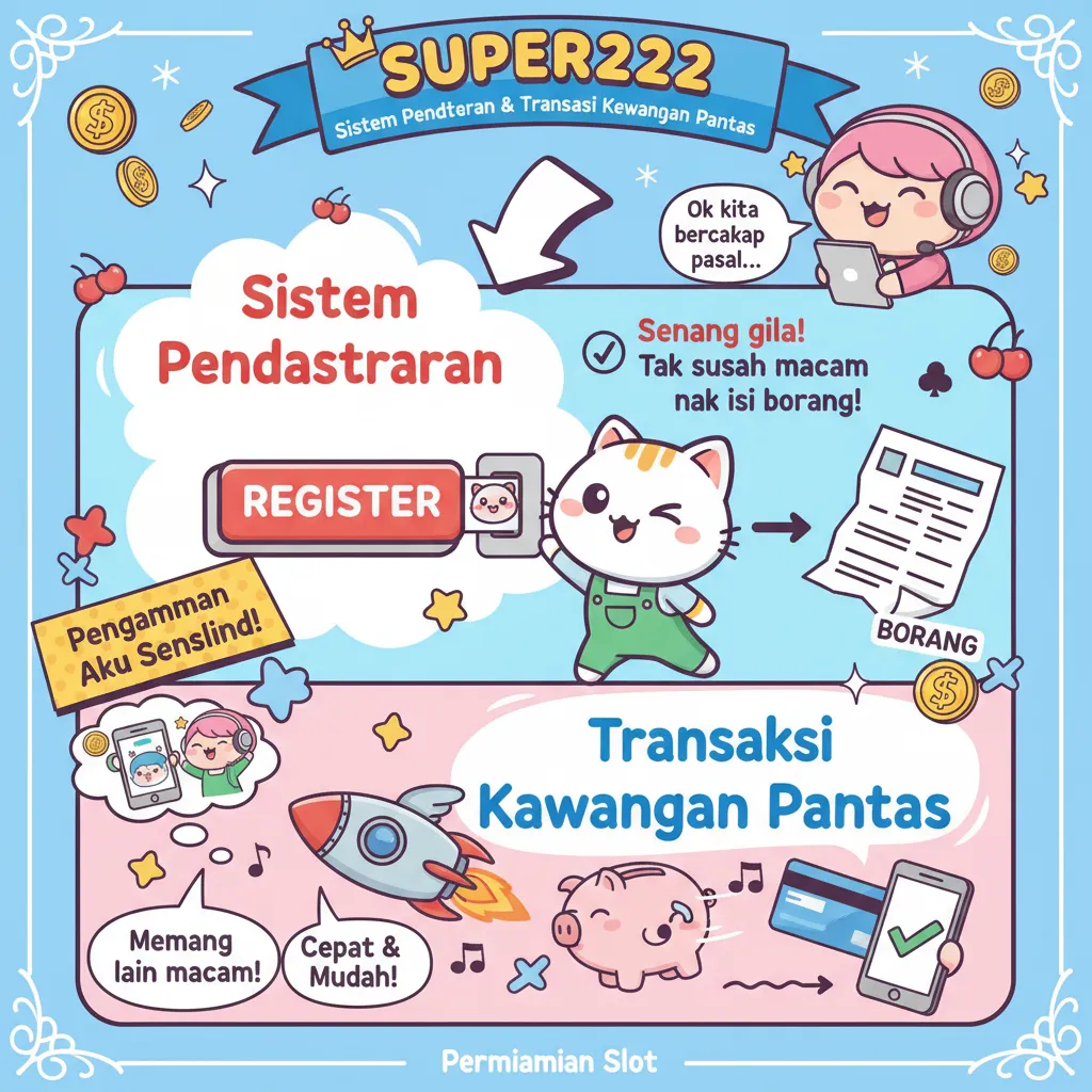Sistem Pendaftaran Super222 & Transaksi Kewangan Pantas